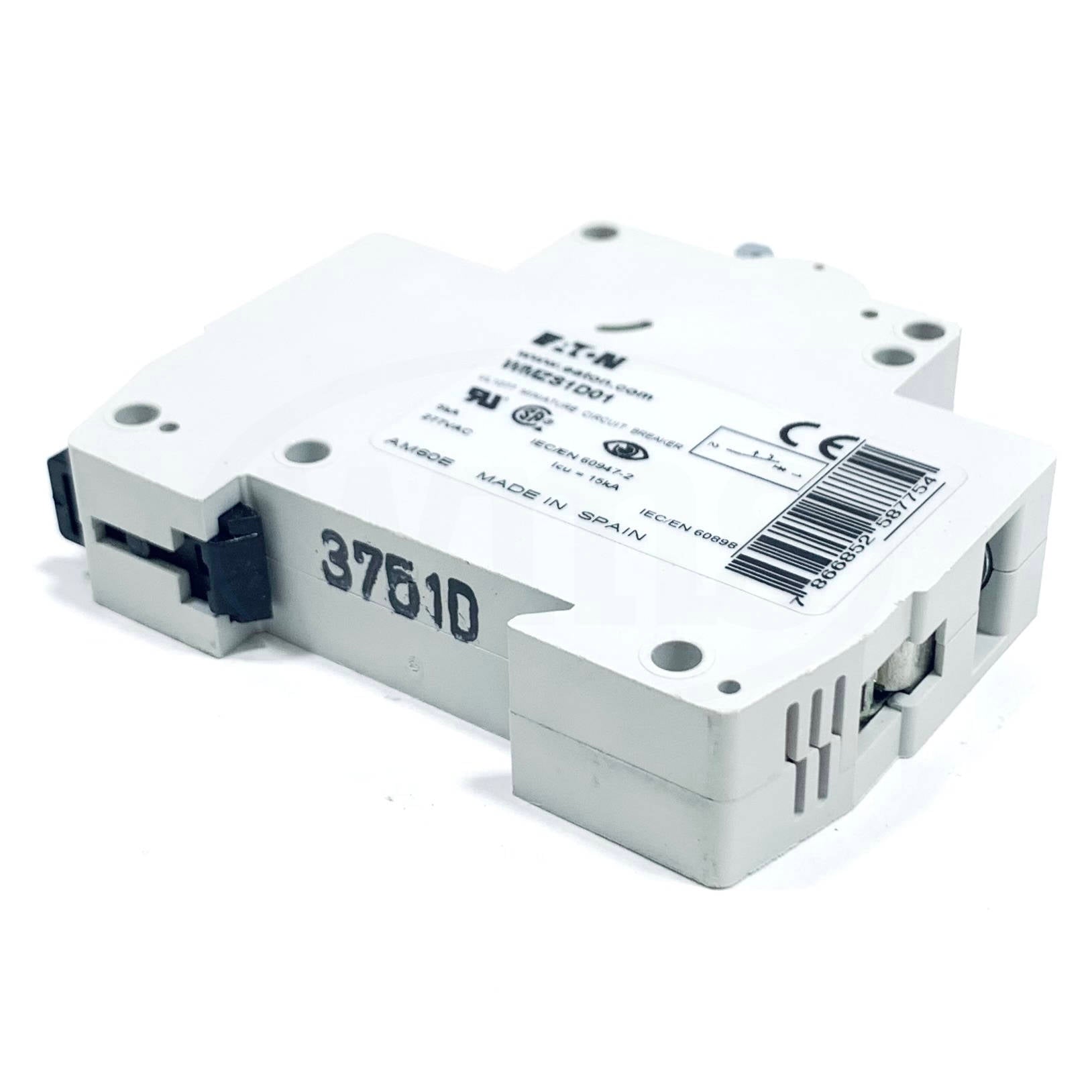 WMZS1D01 Eaton Mini Circuit Breaker 1Amp, 277 Vac, 48 Vdc