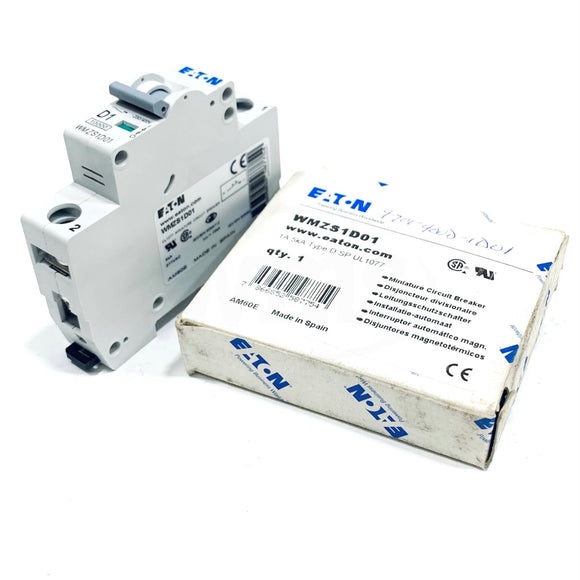 WMZS1D01 Eaton Mini Circuit Breaker 1Amp, 277 Vac, 48 Vdc