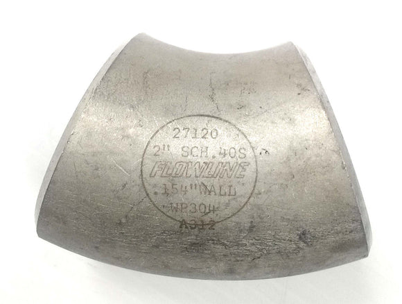 Flowline 304 Stainless Steel 45° Elbow 2" Schedule S/40S