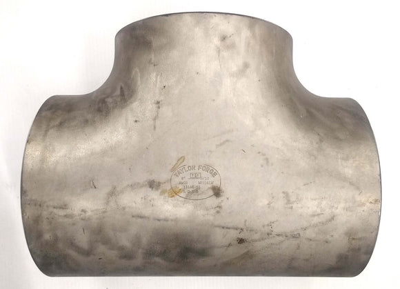Taylor Forge 316 Stainless Steel Tee 8" Schedule S/10