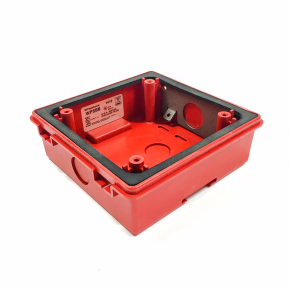Wheelock WPSBB-R Backbox Wheaterproof Red
