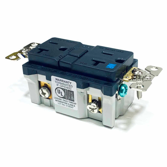 WRSGF20BK Eaton GFCI Self-Test Receptacle, (Black)