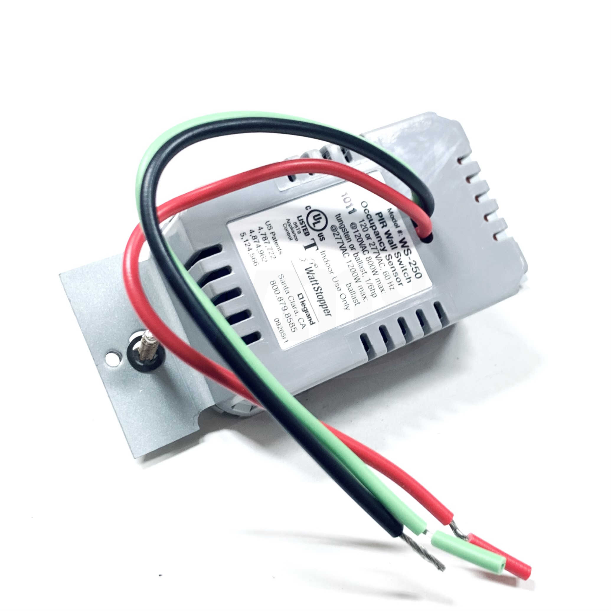 WS-250-G WattStopper PIR Wall Switch Sensor, 120-277VAC, 60Hz - 0