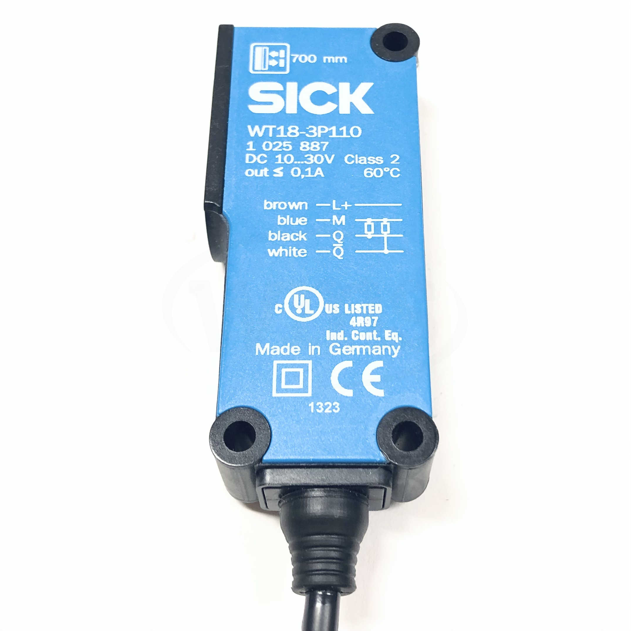 WT18-3P110 Sick Photoelectric Sensor 10-30VDC, 1025887 - 0