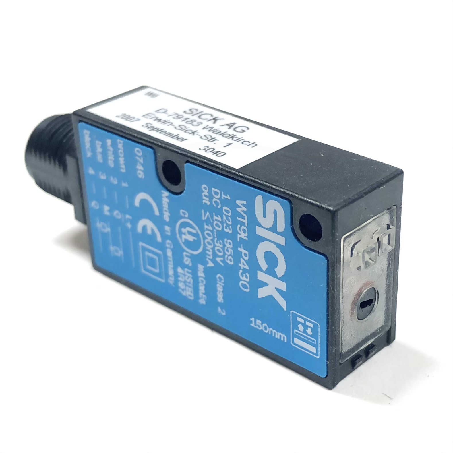 WT9L-P430 Sick Photoelectric Sensor, 10-30VDC, 1023959