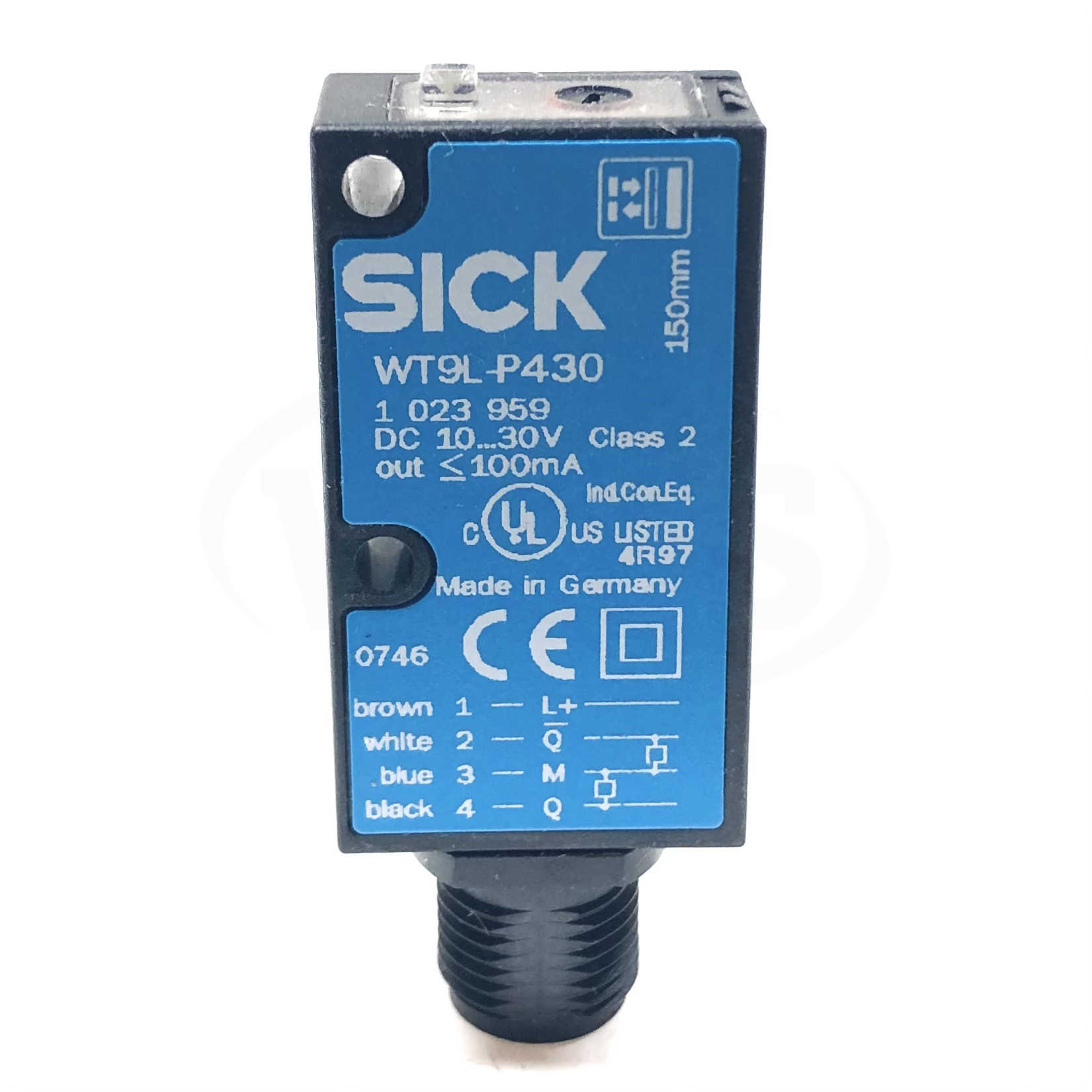 WT9L-P430 Sick Photoelectric Sensor, 10-30VDC, 1023959