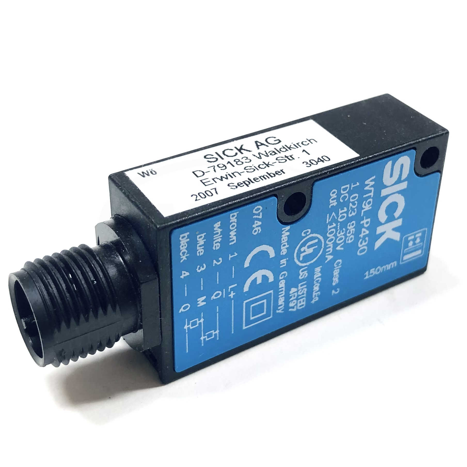 WT9L-P430 Sick Photoelectric Sensor, 10-30VDC, 1023959