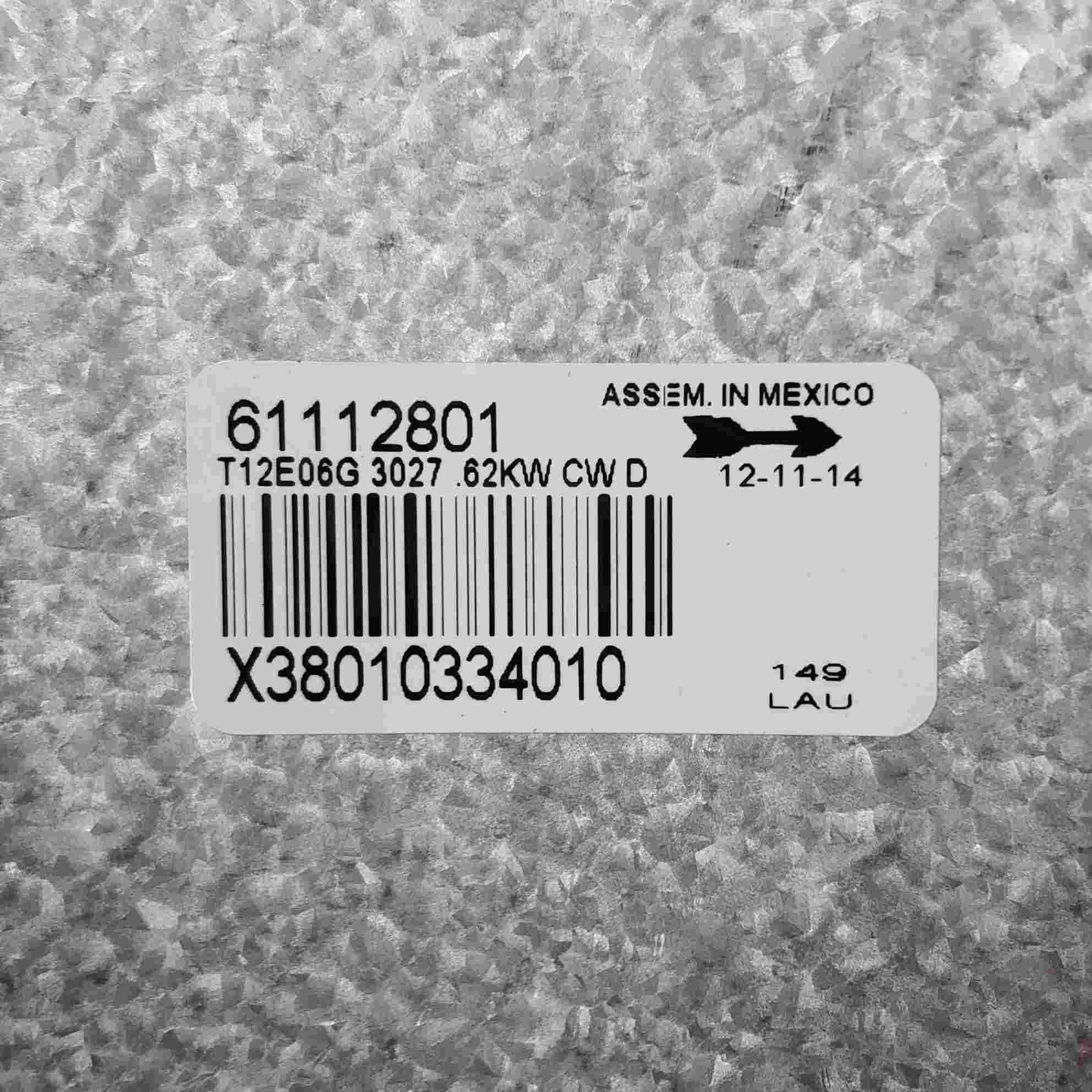 X38010334010 Replacement Condenser Fan Blade 61112801 T12E06G