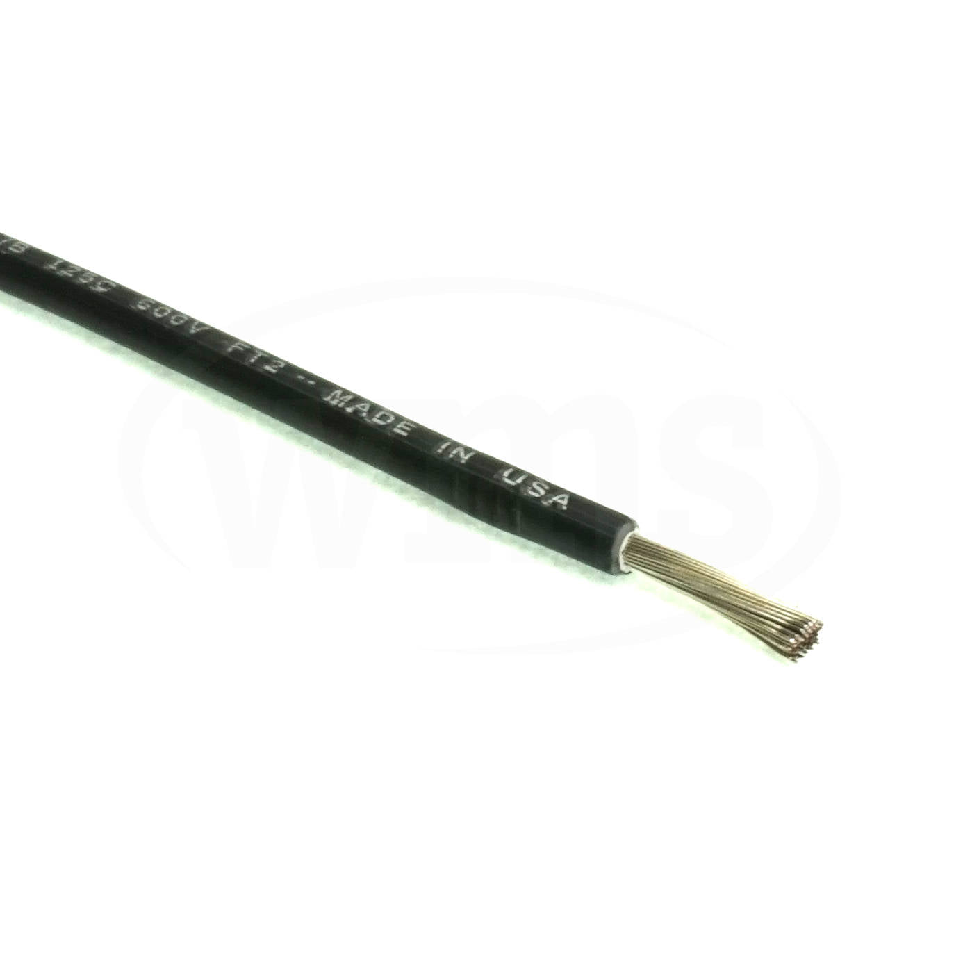 #12 Lead Wire, Black 125C 600V