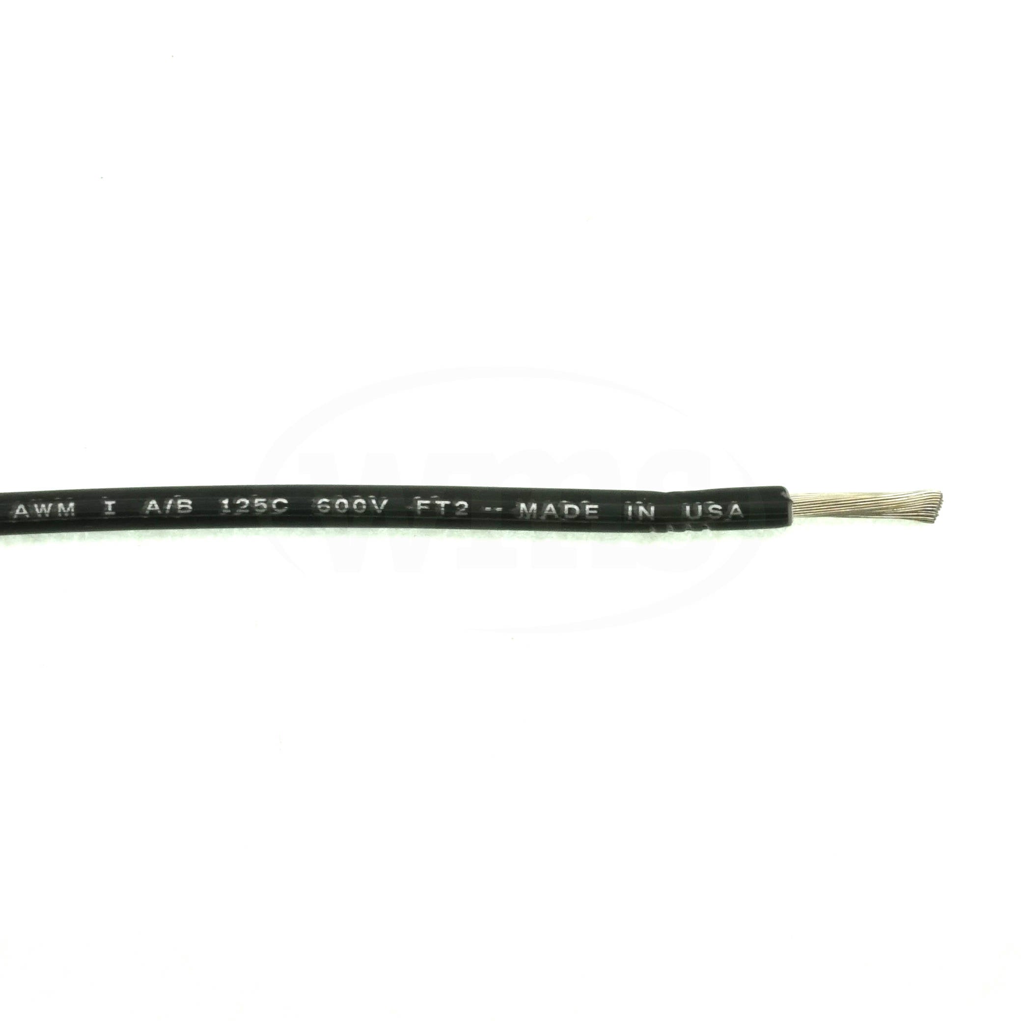#12 Lead Wire, Black 125C 600V