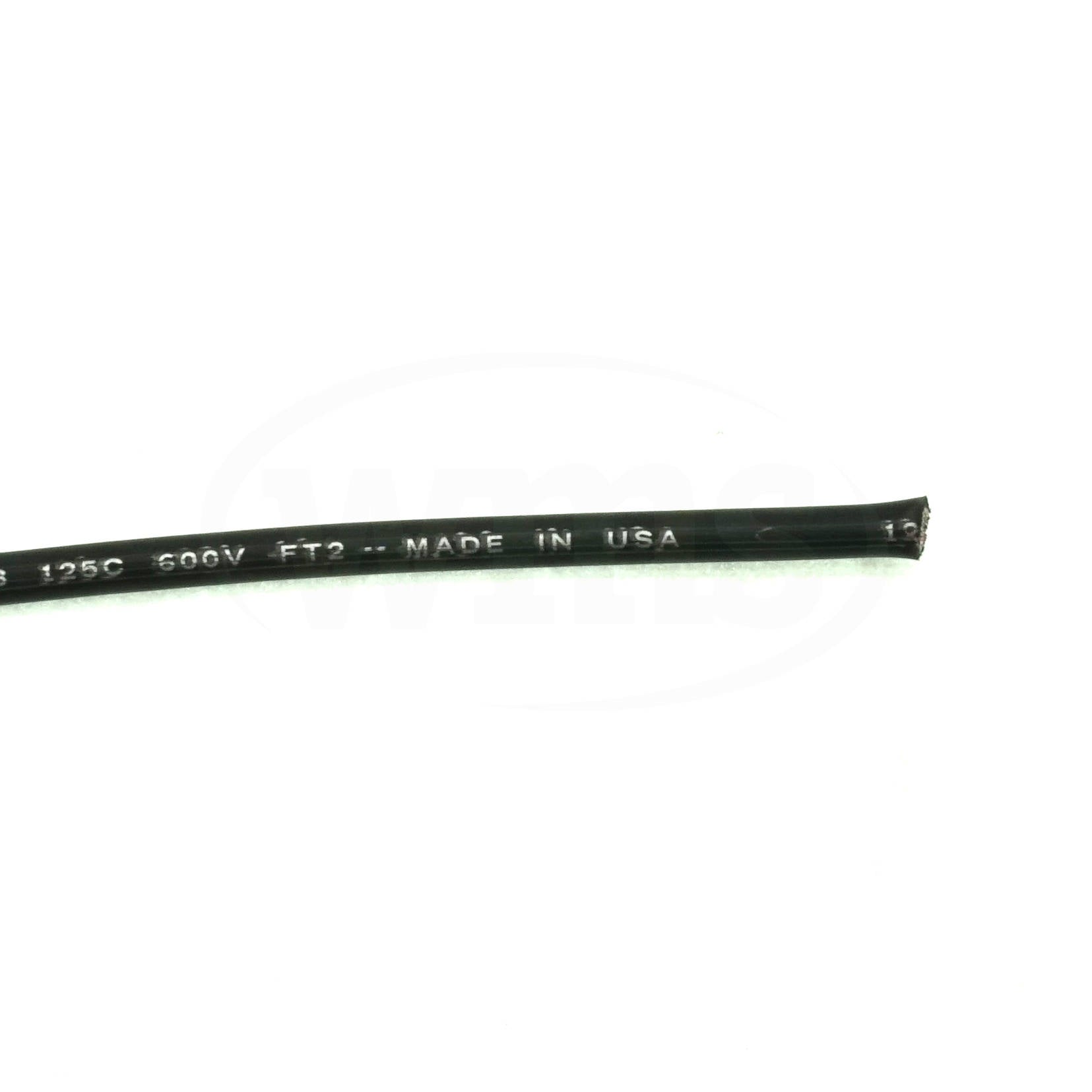 #12 Lead Wire, Black 125C 600V - 0