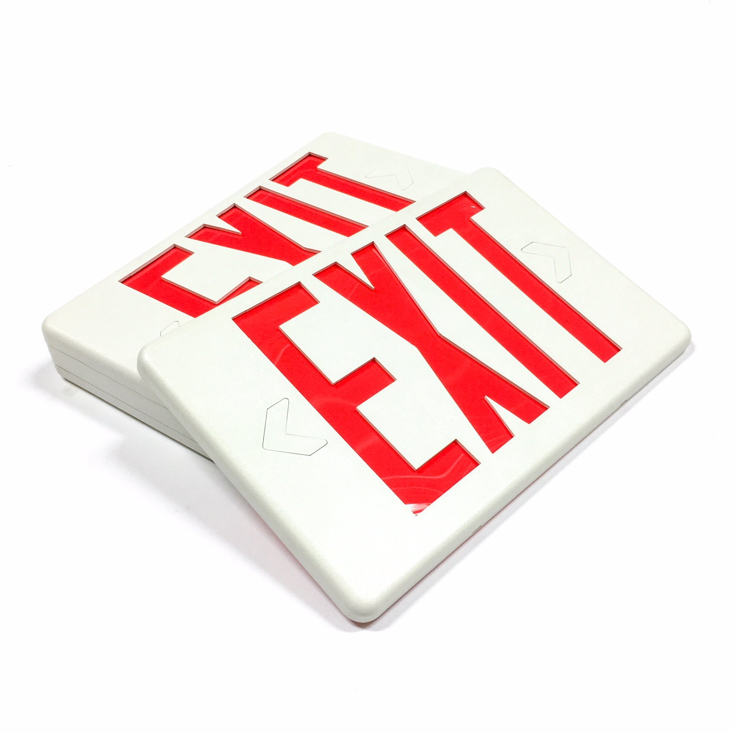 XRA Lightguard Universal AC Red LED Exit Sign - 0