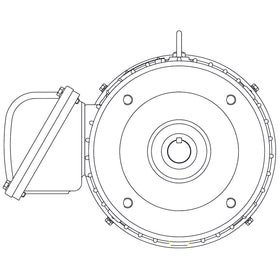 XV1/56C Teco-Westinghouse 1.5HP Explosion Proof Electric Motor, 1200 RPM