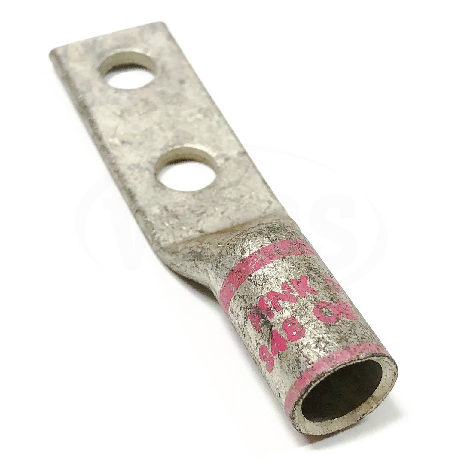 YA25-2L Burndy Short Barrel Copper Compression Lug, Pink
