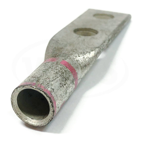 YA25-2L Burndy Short Barrel Copper Compression Lug, Pink