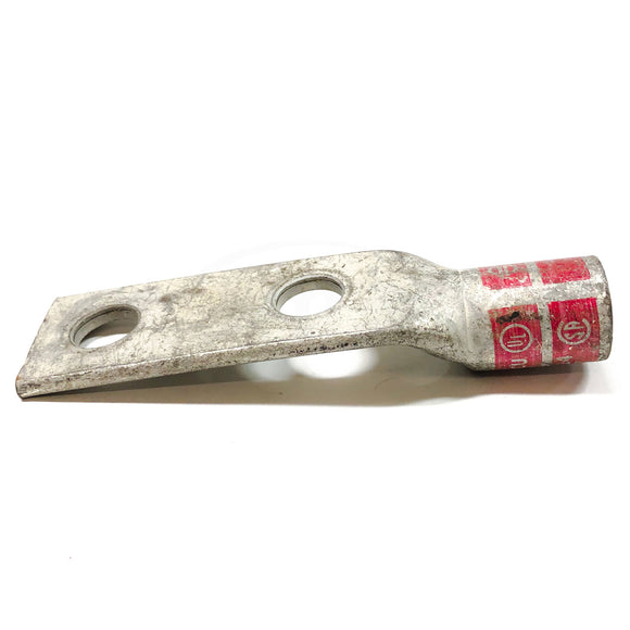 YA31-2LN Burndy Copper Compression Lug, Red, Standard Barrel