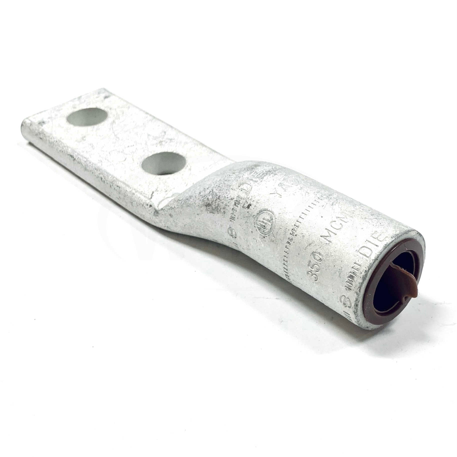 YA31A3 Burndy Lug 350AL 2-Hole 1/2" - 0