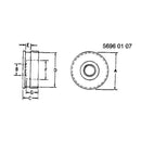 YZ105688 John Deere Aluminum Piston-3