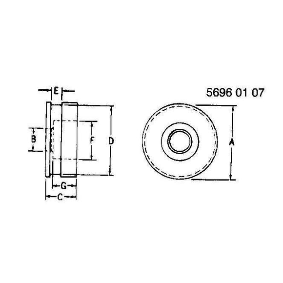 YZ105688 John Deere Aluminum Piston