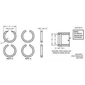 YZ105982 John Deere Snap Ring