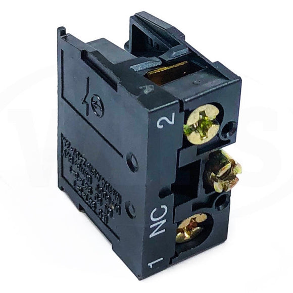 ZB2BE102 Telemecanique Contact Block, 22mm, 1 NC