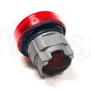 ZB4BV043 Telemecanique Pilot Light Lens, Red-1
