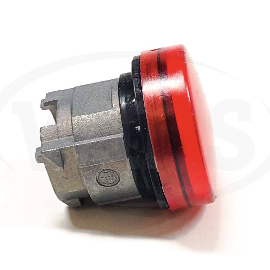 ZB4BV043 Telemecanique Pilot Light Lens, Red - 0