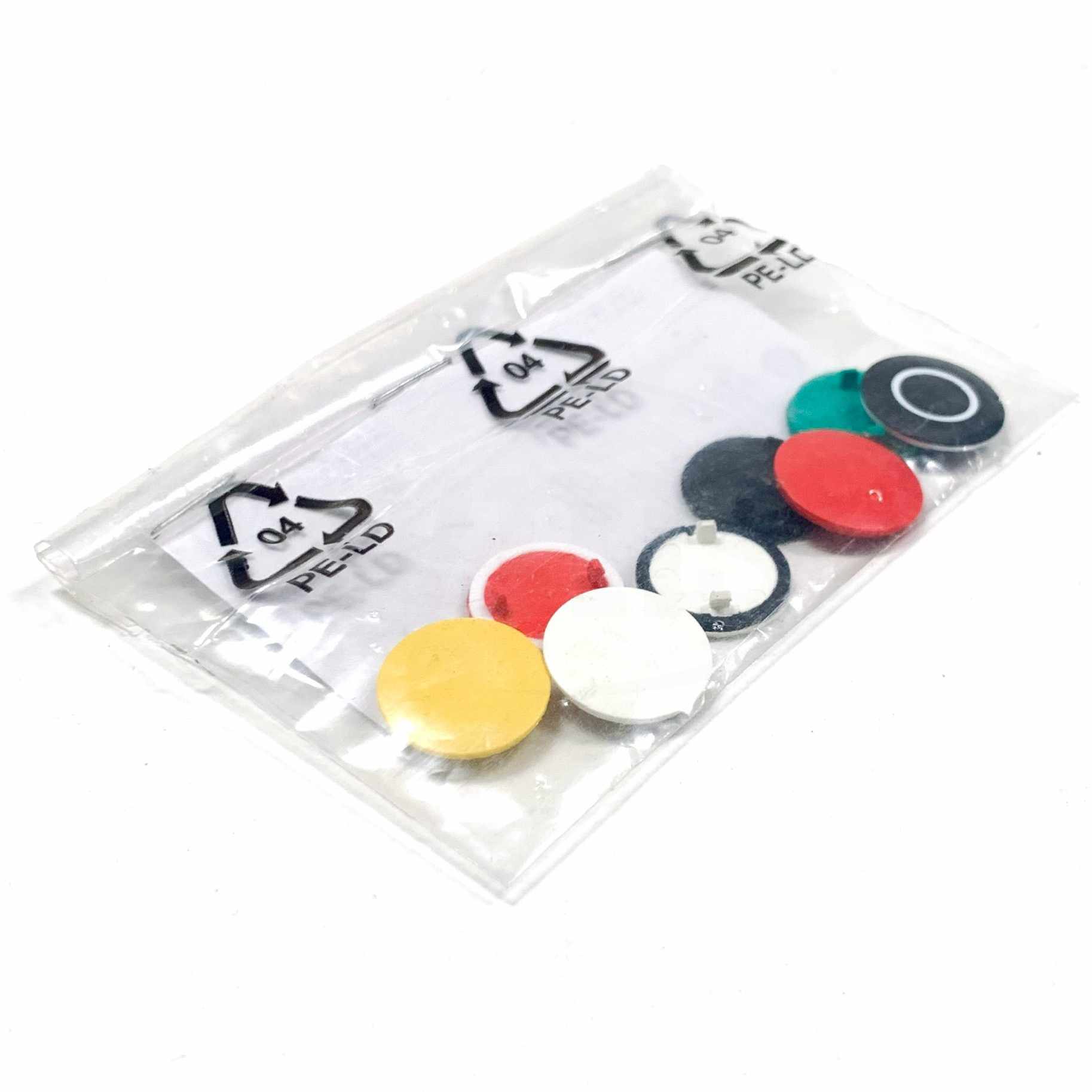 ZBA79 Schneider Electric Caps Set Of Ten Different Colours - 0