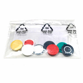 ZBA79 Schneider Electric Caps Set Of Ten Different Colours - 0