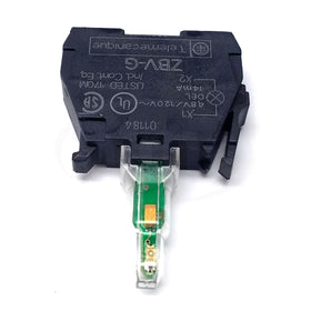 ZBVG6 Telemechanique Blue LED Light Block, 120V