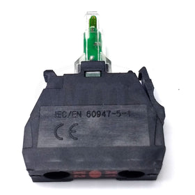 ZBVG6 Telemechanique Blue LED Light Block, 120V - 0