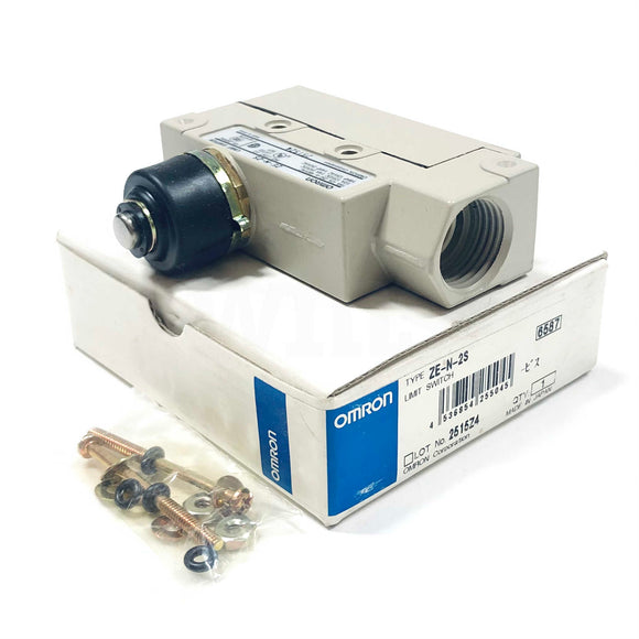 ZE-N-2S Omron Limit Switch, 15A, 125, 250, Or 480 VAC, 10A, 250VAC