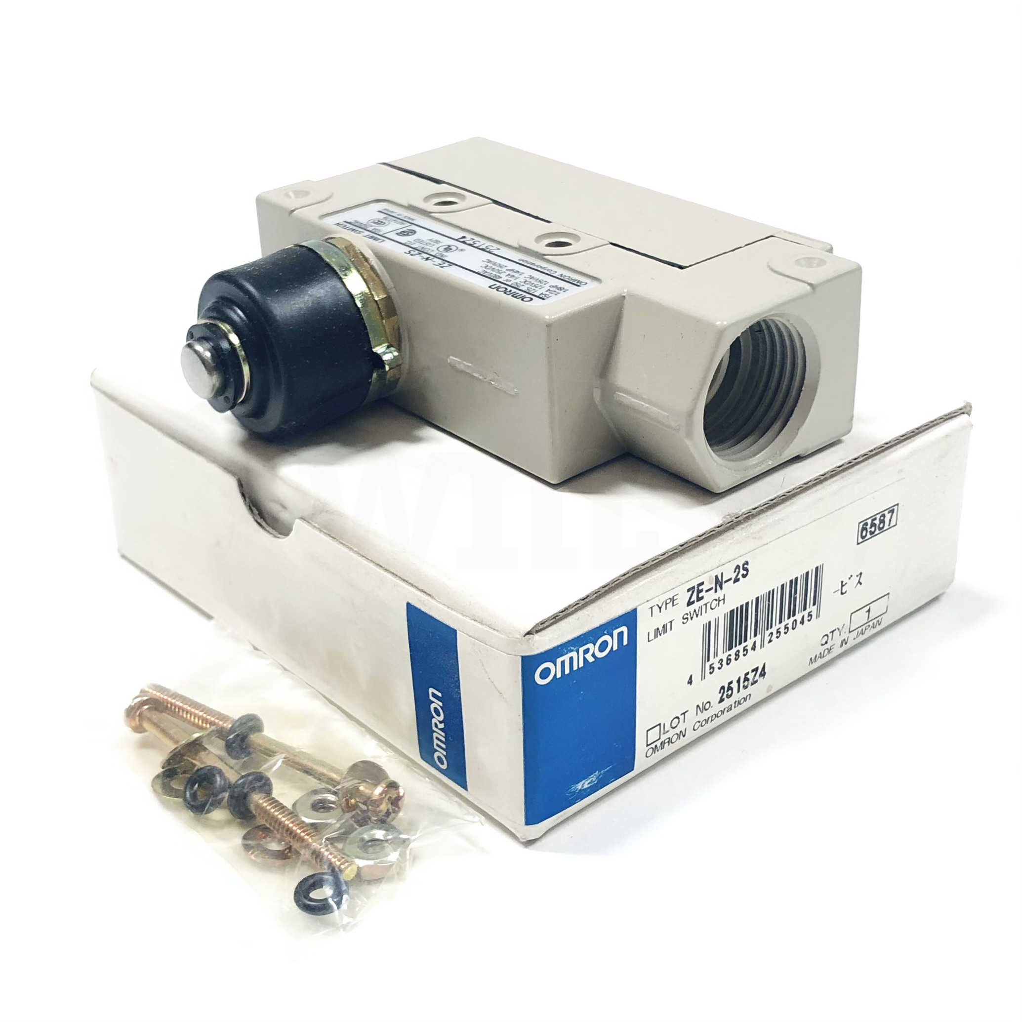 ZE-N-2S Omron Limit Switch, 15A, 125, 250, Or 480 VAC, 10A, 250VAC